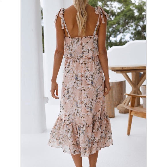 Billy J Dress - PENNIE DRESS - BLUSH FLORAL - Picture 2 of 4